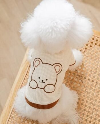 Pet Clothes Cute Bear Dog and Cat Costume M size 2.5kg to 5kg