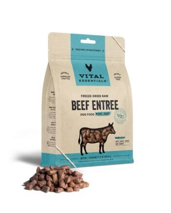 Vital Essentials Freeze Dried Raw Mini Nibs Entree Beef for Dog and Cat 155.90gram