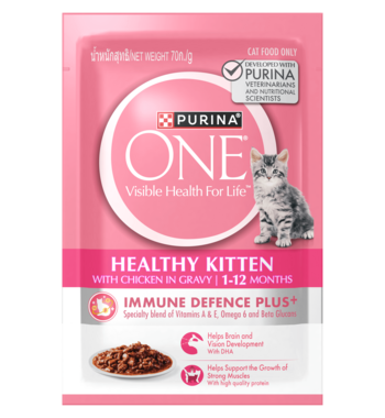 PURINA ONE® Healthy Kitten with Chicken Wet Cat Food - 70G